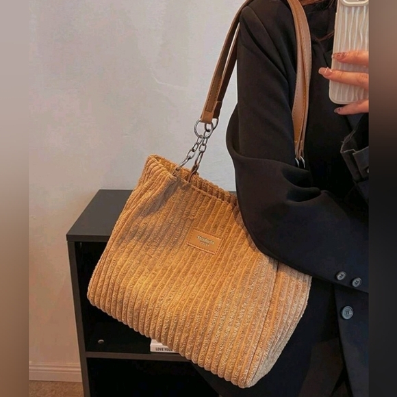 SHEIN Handbags - Stylish Tan Tote Bag